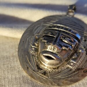 Vintage Mexican Sterling Silver Pendant